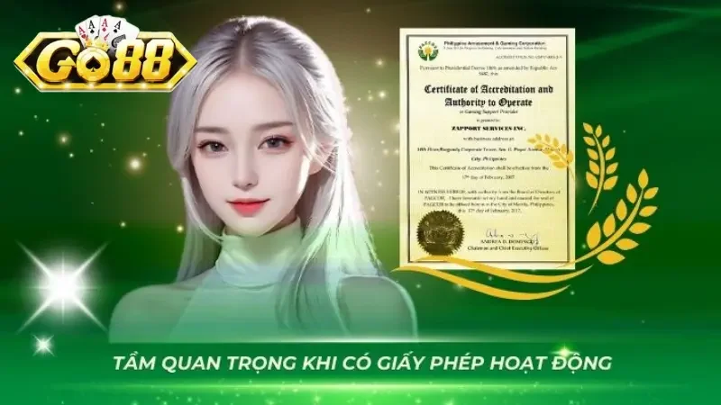 Tầm quan trọng của giấy phép hoạt động tại cổng game